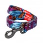 WAUDOG Nylon dog leash "Summer" design, W 20 mm, L 122 cm