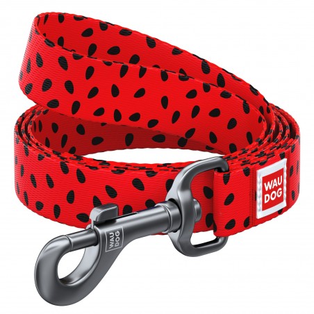 WAUDOG Nylon dog leash "Watermelon" design, W 15 mm, L 122 cm