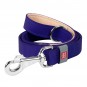 WAUDOG Classic genuine leather dog leash, W 14 mm, L 122 cm purple